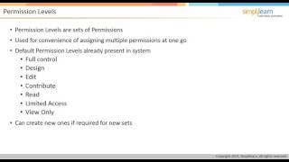 SharePoint 2013 Permission levels