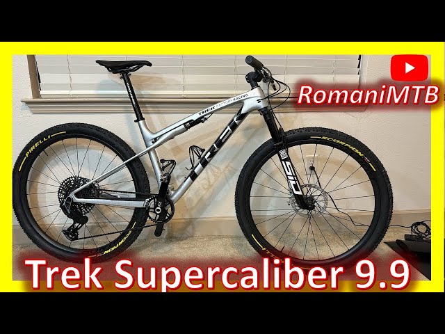 2024 Trek Supercaliber SLR 9.9 AXS Walkaround Color: Argent