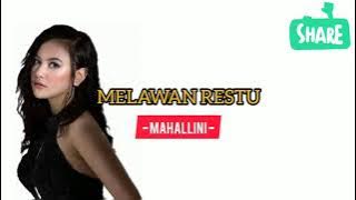 Mahalini Melawan Restu Lirik Cover