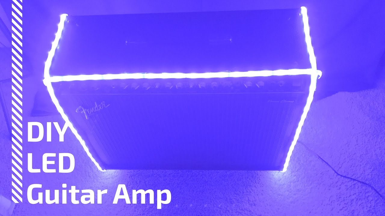 DIY LED Lights On Guitar Amp YouTube