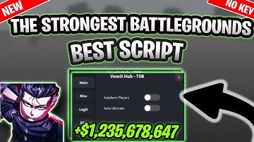 *NEW* The Strongest Battlegrounds Script (PASTEBIN 2025) (AUTO ATTACK, AUTO BLOCK, NO STUN)