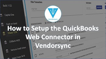 How to connect your QuickBooks Web Connector with Vendorsync