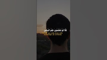 الهاكم التكاثر  #احمد_العجمي  #سورة_التكاثر