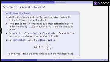 AI & ML in Finance | Lecture 25: Neural Networks Structure | Ainomo University