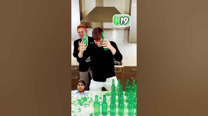#mrbeast Bottle Head Smashing World Record Attempt!