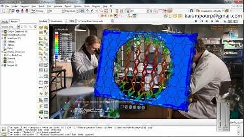 Simulation Blast Explosion over Concrete wall reinforced by Honeycomb Steel in Abaqus