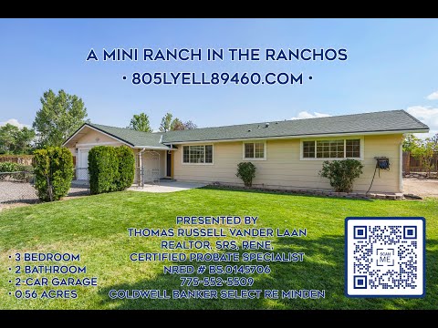 805 Lyell Way, Gardnerville, NV home video tour