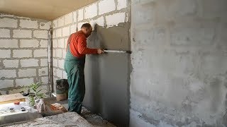 Штукатурим стену,экономим деньги в 2 раза Штукатурим стену,экономим деньги в 2 раза