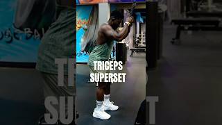 Triceps Superset For Max Activation #tricepsday #triceps #tricepsworkout #fitness #trendingshorts