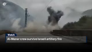 Al-Manar crew survive Israeli artillery fire