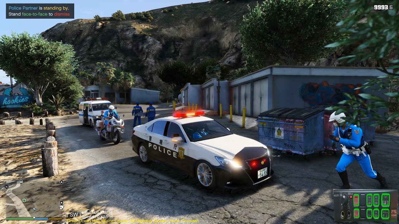 GTA5 LSPDFR 字幕実況 ♯5（日本警察）