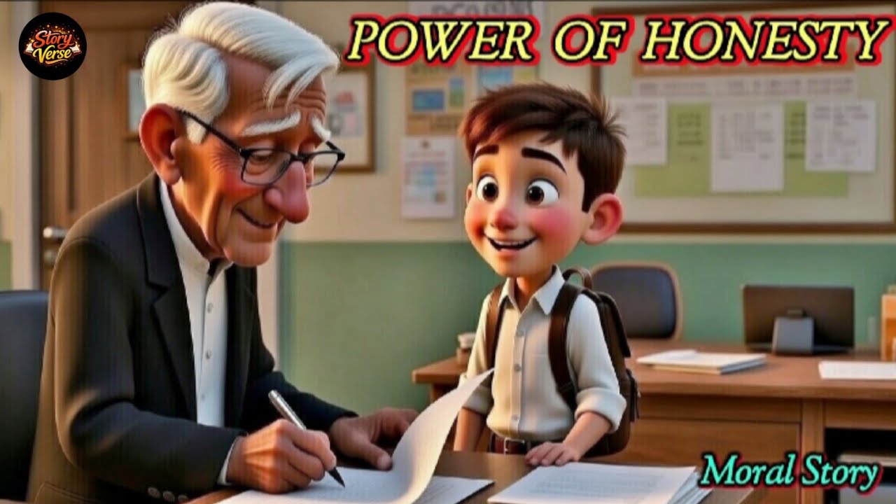 The Power of Honesty🌟 | Moral Story | Motivational Video | Story Verse ...