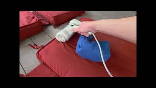 (1994) Electrolux Little Lux 2 model 1738 handheld vacuum in action.