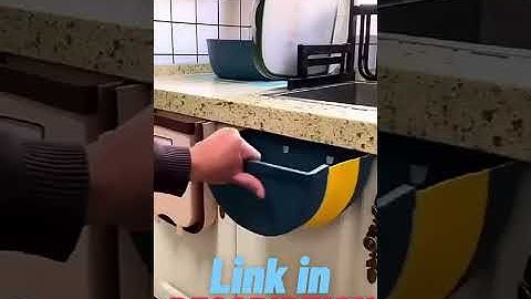 Kitchen Folding Trash Can Car Recycle Bin | Super Cool Gadgets #shorts