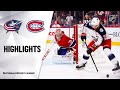 NHL Highlights | Blue Jackets @ Canadiens 2/2/20