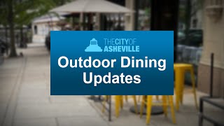 Outdoor Dining Program Updates Overview