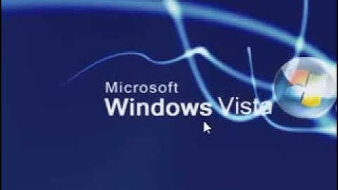 How to change windows vista boot screen