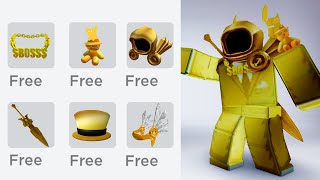 HURRY! GET THESE NEW FREE GOLD ITEMS IN ROBLOX NOW! 😎 🥳