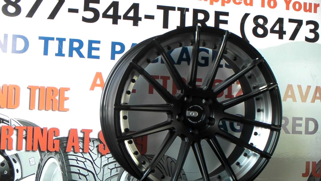www.DUBSandTIRES.com XO Monaco Concaved 22 Inch Wheels Black Brushed ...