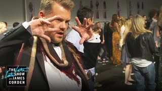 James Corden Headlines Burberry Fashion Show