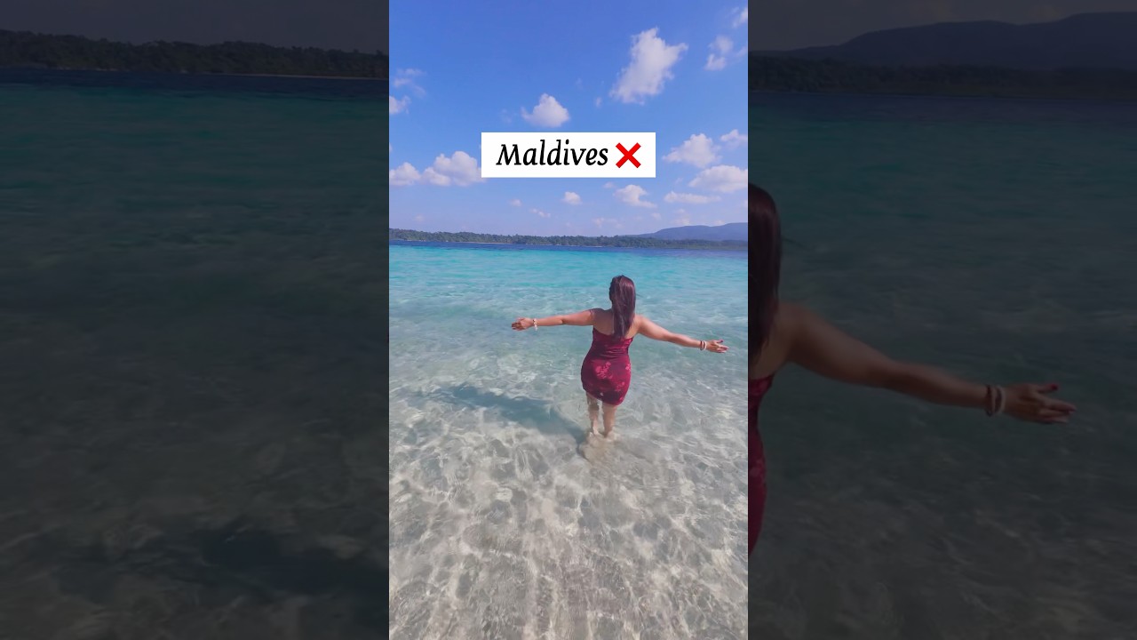 Hamare India ka Maldives dekho 😎 Jolly Buoy Island #andaman #shorts