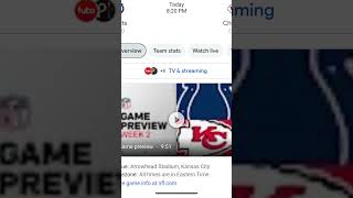 Kansas City Chiefs vs Indianapolis