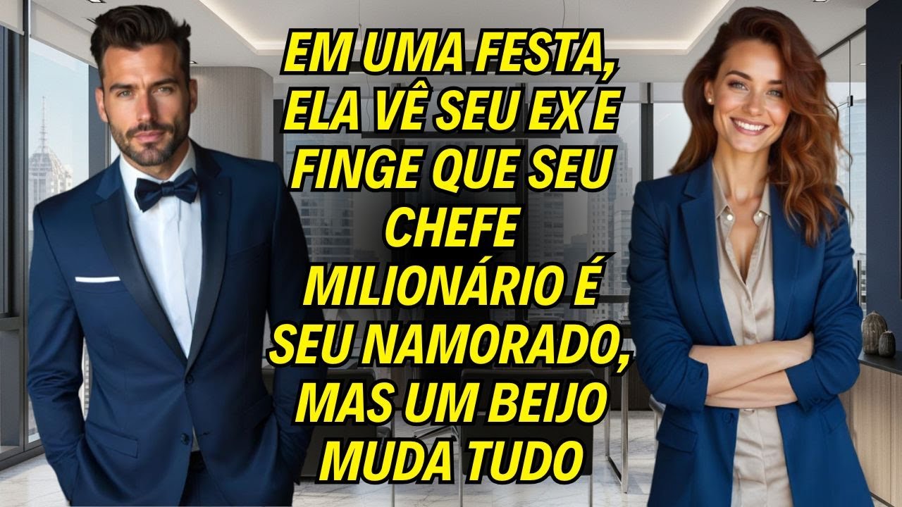 Em Uma Festa, Ela Vê Seu Ex E Finge Que Seu Chefe Milionário É Seu Namorado, Mas Um Beijo Muda Tudo