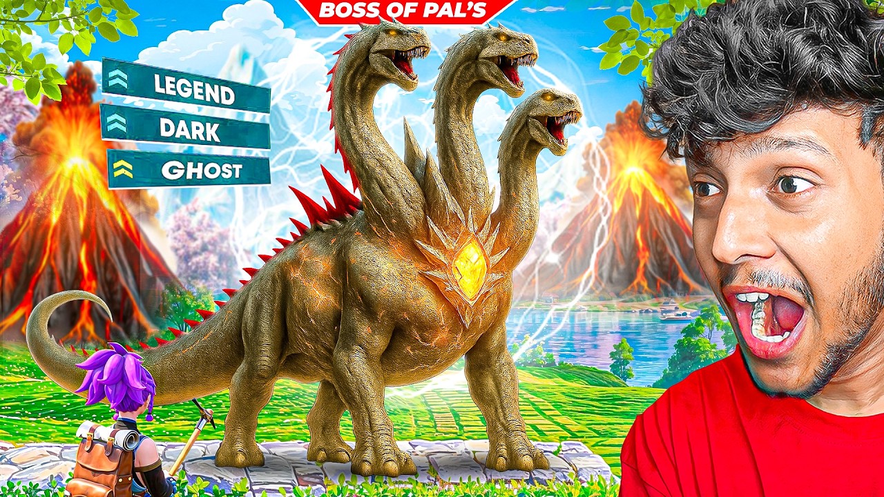 OMG! FOUND A GIANT DINASOUR TYPE POKEMONS!😱 PALWORLD