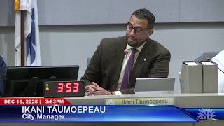 Las Cruces Council Meeting - December 15th, 2025