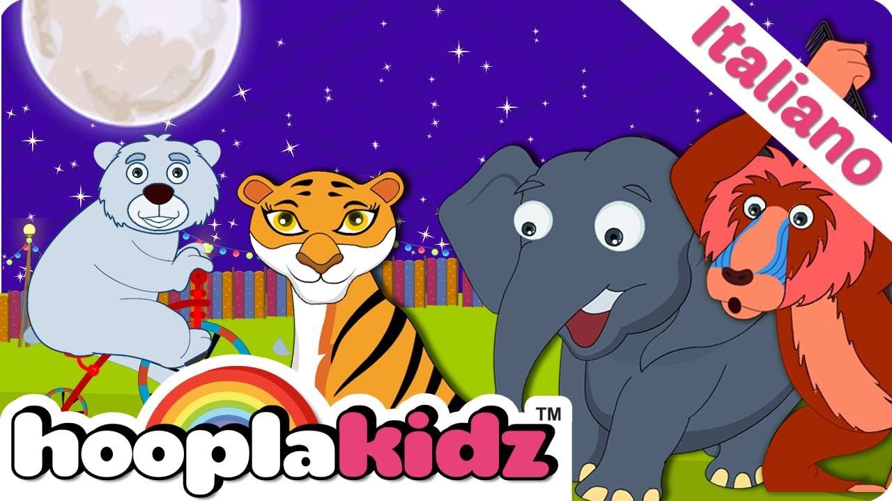 Animal Fair song | La Canzone degli Animali | Rime per bimbi | HooplaKidz Italiano