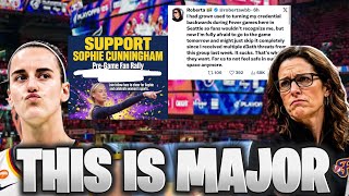 THIS IS INSANE WNBA Reporter THREATEN BY SEATTLE FANS SOPHIE CUNNINGHAM ANTI TRANS RALLY TOMORROW!