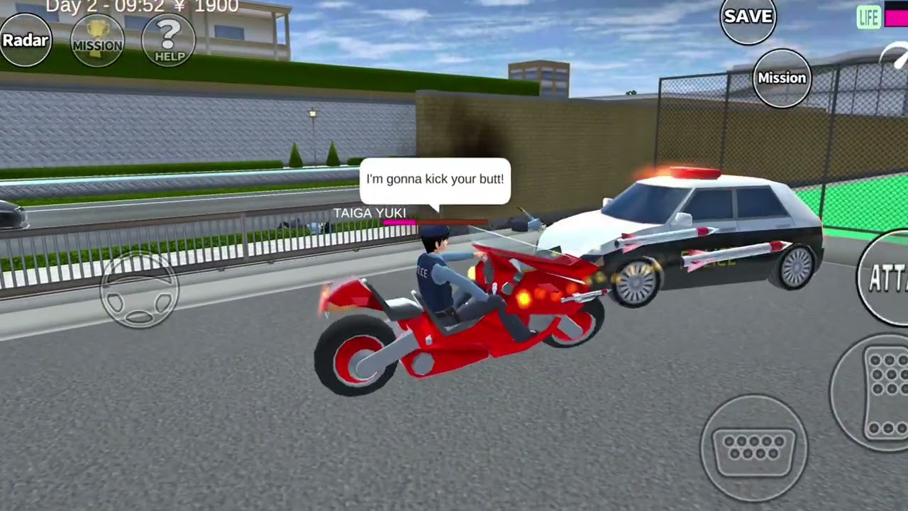 Poor baby | Game sakura school simulator 