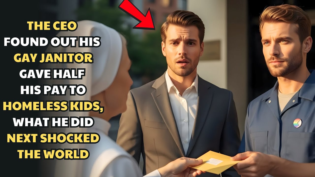 THE CEO FOUND OUT HIS GAY JANITOR GAVE HALF HIS PAY TO HOMELESS KIDS — WHAT HE DID NEXT SHOCKED THE