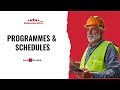 Level 6 NVQ CSM  PROGRAMMES & SCHEDULES