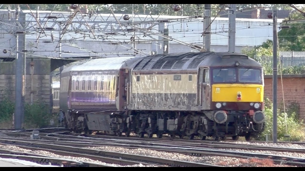 Northern Belle empty coaching stock at Doncaster.