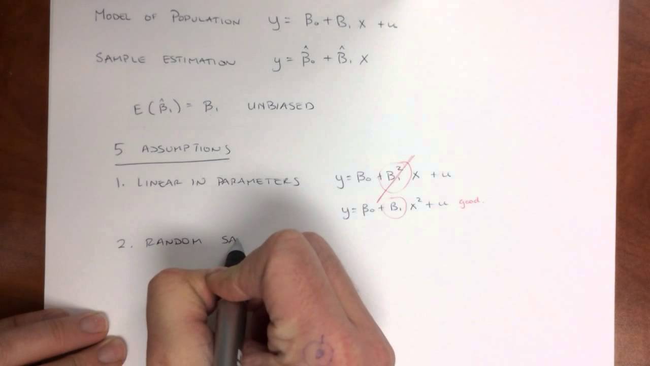 Chapter 6 1 Ols Assumptions Youtube