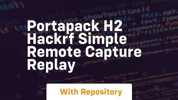 portapack h2 hackrf simple remote capture replay