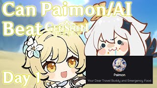 Can Paimon/An AI Beat Genshin Impact Day 1 | Is Paimon the Travel Guide She Says She Is?