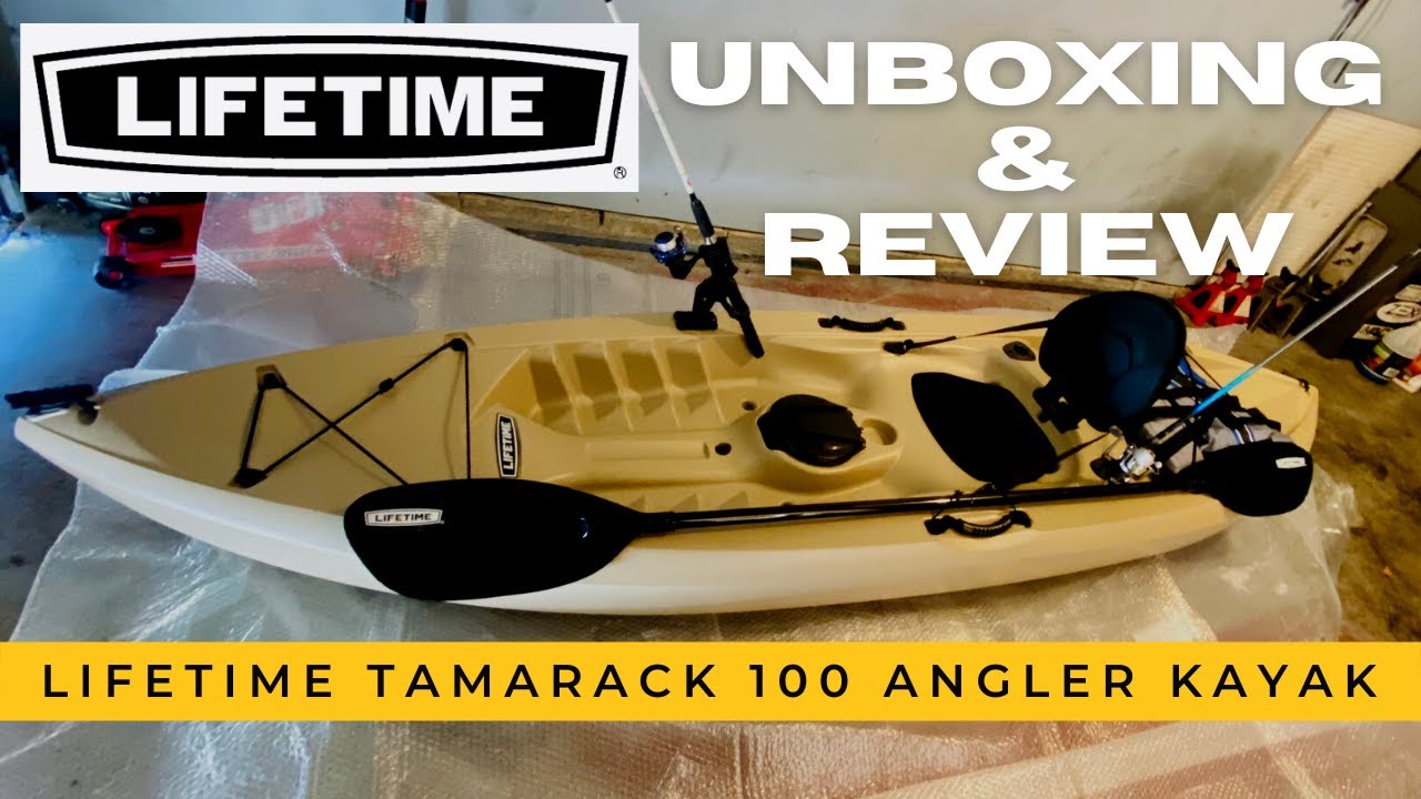 Lifetime Tamarack 100 Angler Kayak Unboxing and Review 