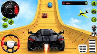 Super Crazy GT Car Stunt Racing 3D - Impossible Mega Ramp Muscle Car Beam Driving : Android Gameplay screenshot 4