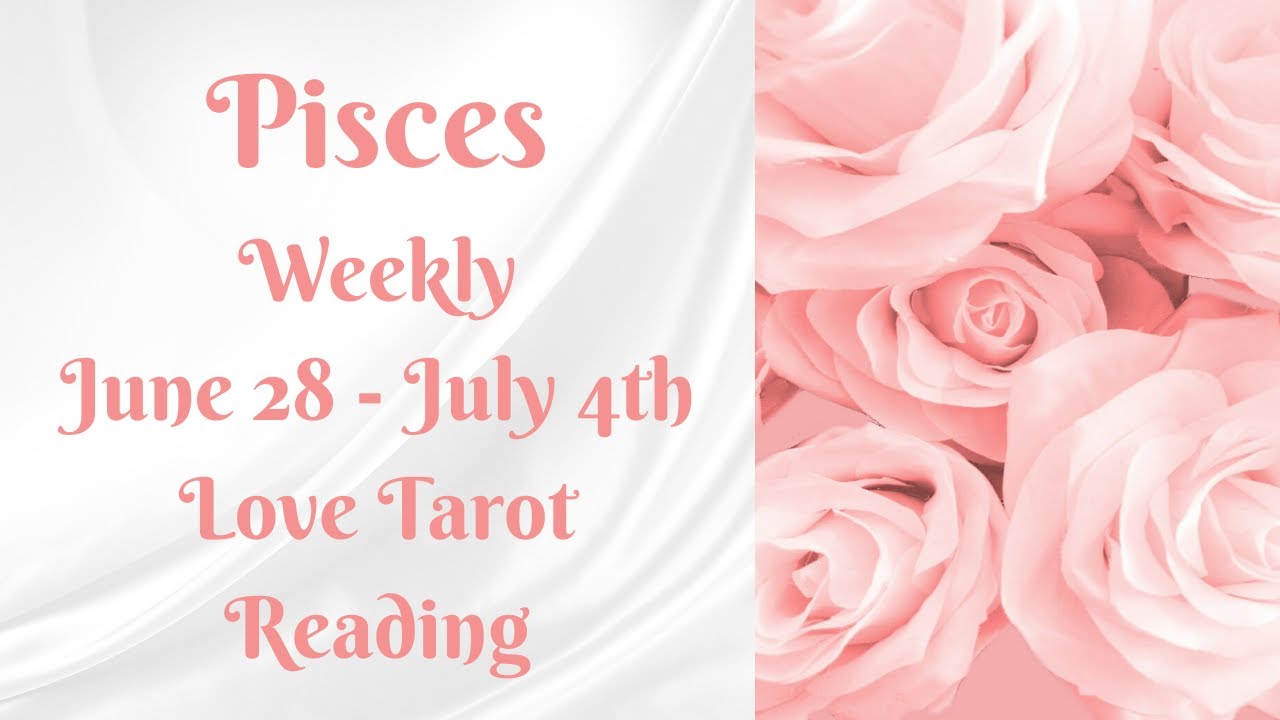 Pisces 💖~ They Are Obsessed With Getting You Back!! ~ June 28-4 Love Tarot Reading (GORGEOUS EXT!)