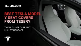 Best Tesla Model Y Seat Covers from TESERY | Update Your Model Y Interior⚡ Best Tesla Model Y Seat Covers