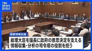 インテリジェンス機能強化へ 「国家情報会議」創設の法案がきょう成立の見通し|TBS NEWS DIG