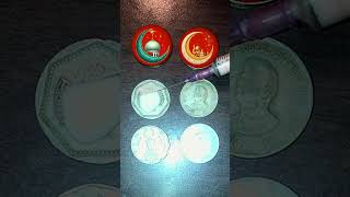 Ramadan ki o pal 🕋❤️, Allah coin art by Anisha 😊 #art​ #islamicart​ #ramadan​ #viral​ #trending
