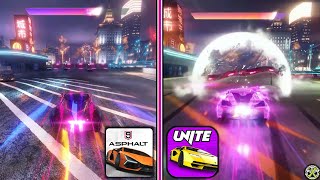 Asphalt 9 vs Asphalt Unite - Shanghai Gameplay Comparison