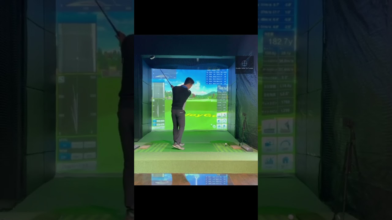 スイングプレーンをつくる水平スイング