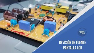 Fuente de poder de TV LCD  Reparación