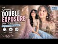 Dreamy Double Exposure Portrait Edit ✨ Indian Lehenga AI Photo Editing Tutorial | Face Lock Editing