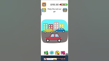brain storm test level 288 Help the red car go 💯 solved perfect solution