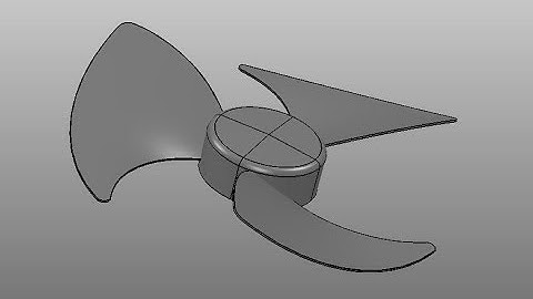 Powershape 2017 Tutorials - Reverse engineering a Fan Blade